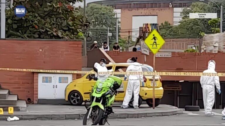 En Medellín fue asesinado un taxista en la 65