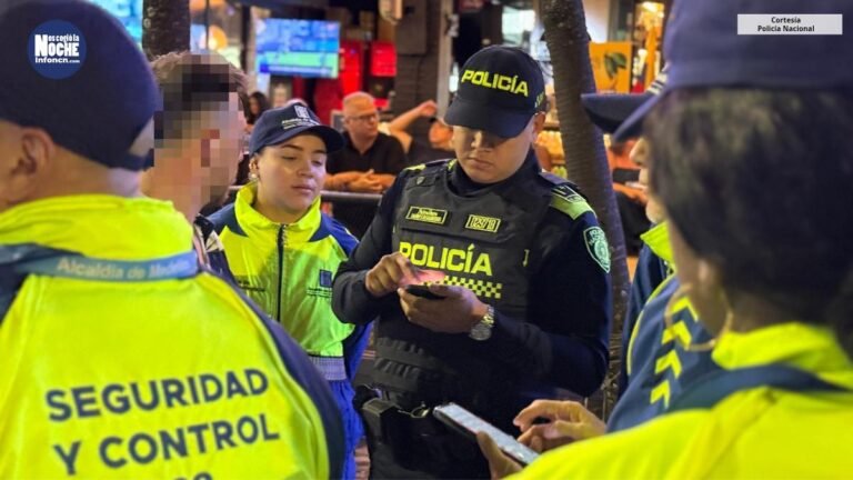 Mega operativo en el Parque Lleras dejó 10 locales comerciales sancionados y 12 menores fueron rescatados de la zona