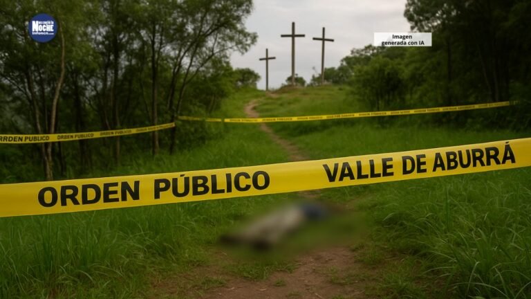 Encontraron dos cadáveres en el Cerro de las Tres Cruces en Medellín: los cuerpos estaban en ropa interior
