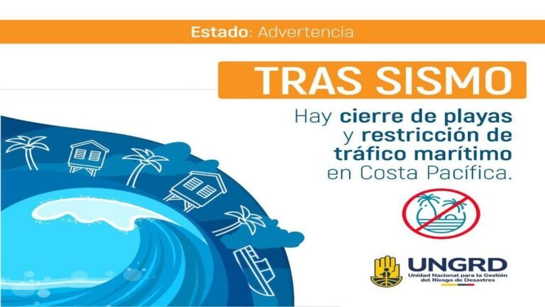 Tsunami. Pasamos de alerta a advertencia