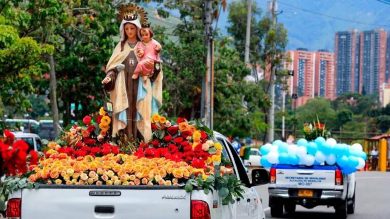 La Virgen del Carmen une a fieles en Medellín y el Valle de Aburrá en su día internacional