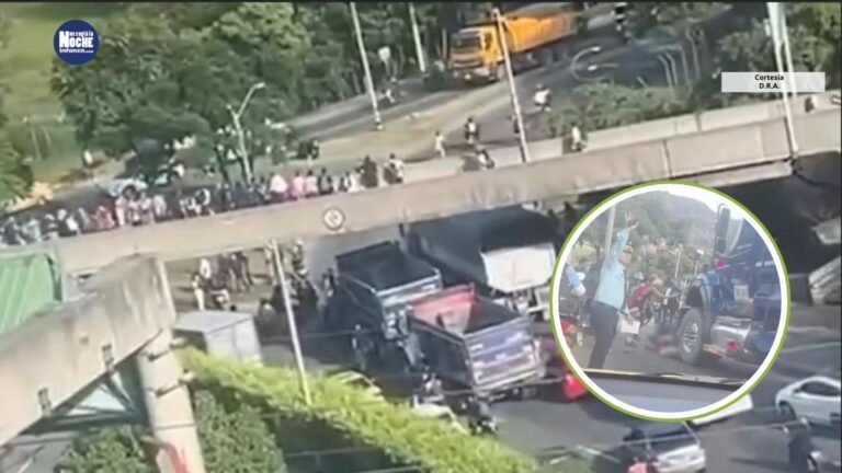 Accidente de tránsito en una importante intersección vial de Bello dejó una motociclista muerta
