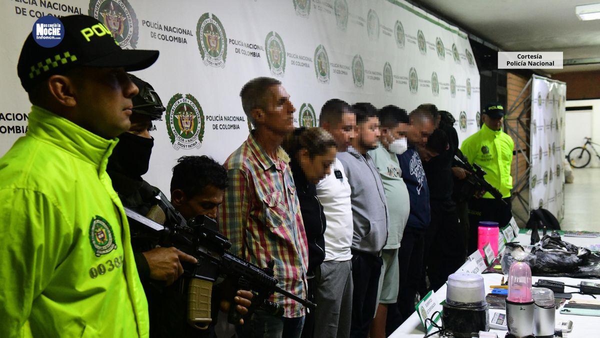 En el Popular capturaron a 10 presuntos integrantes del grupo delincuencial ‘San Pablo’