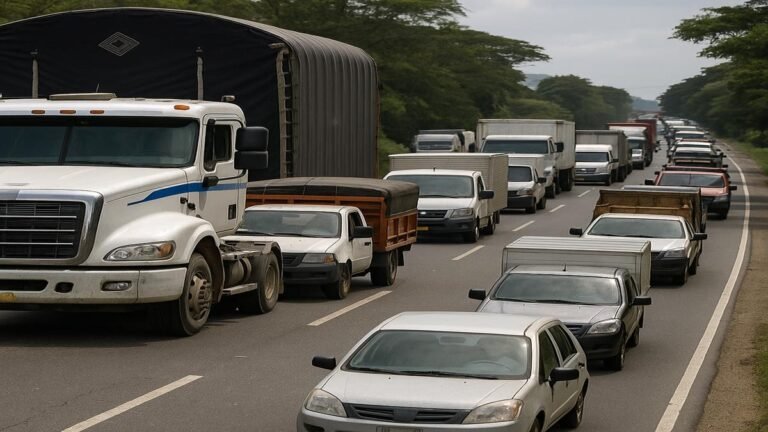 Pérdidas millonarias. Transportadores preocupados por consecuencias del paro arrocero.