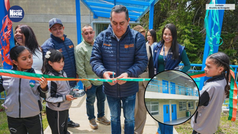 La Alcaldía de Envigado entrega nuevo bloque a la I.E. Las Palmas con inversión de más de $1.600 millones