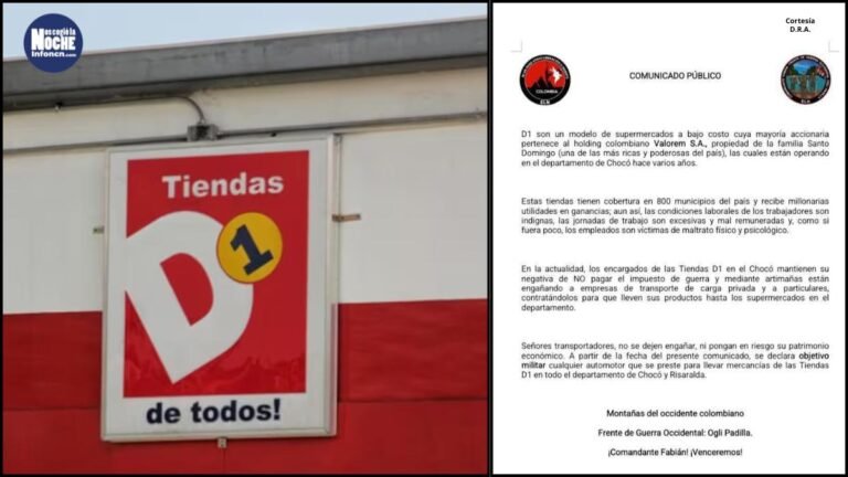 ¿Dónde y por qué el ELN declaró objetivo militar a los transportadores del D1?