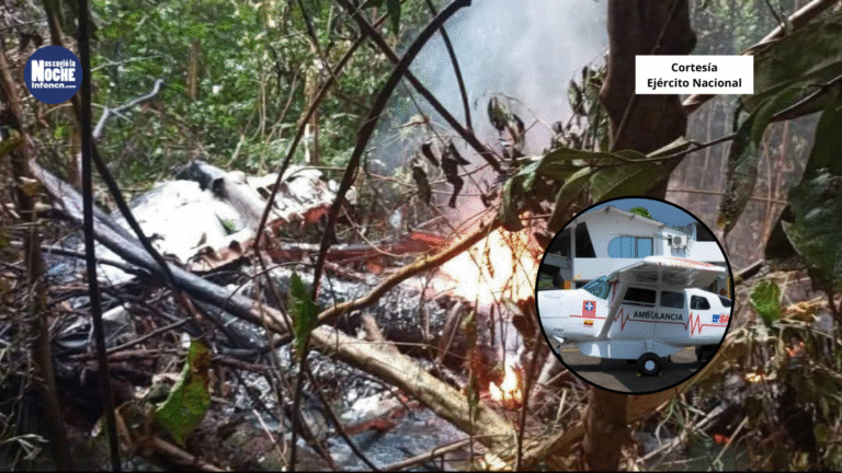 Se estrelló una avioneta medicalizada en Vaupés: 4 personas perdieron la vida