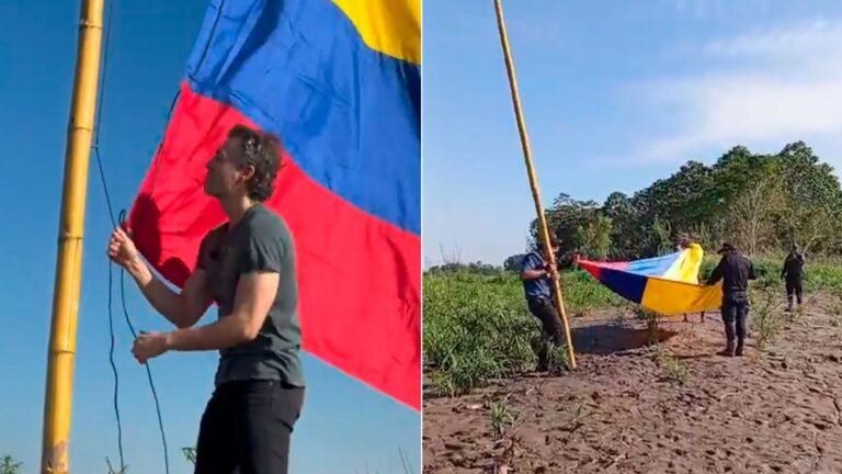 Tensión en el Amazonas: Perú retira bandera de Colombia colocada por Daniel Quintero en la isla Santa Rosa