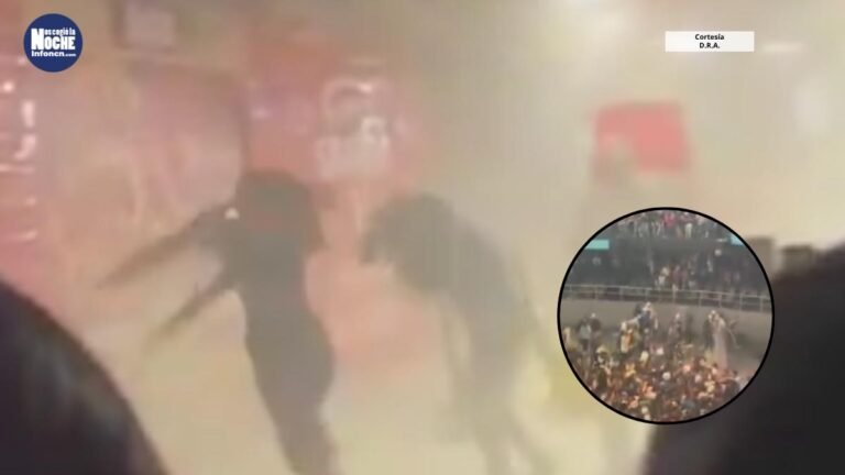 ¡Inaceptable! Batalla campal entre hinchas en el Movistar Arena dejó una persona muerta y varias heridas