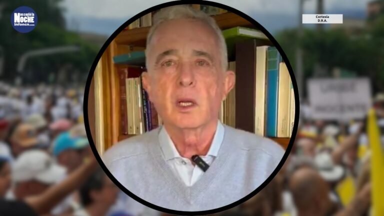 Álvaro Uribe se pronunció ante las multitudinarias marchas: agradeció el apoyo y dijo que Colombia necesita un gobierno de transición