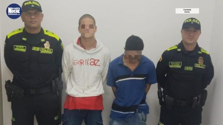 Dos inadaptados fueron capturados en la estación San Javier del Metrocable por agredir a un policía