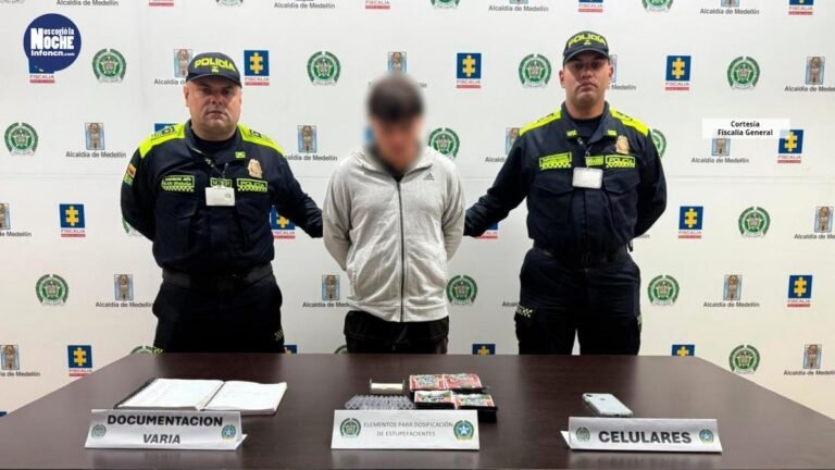 En Bello capturaron a un presunto coordinador de sicarios del ‘Mesa», quien estaría involucrado en la confrontación con el ‘Tren de Aragua’ en Bogotá