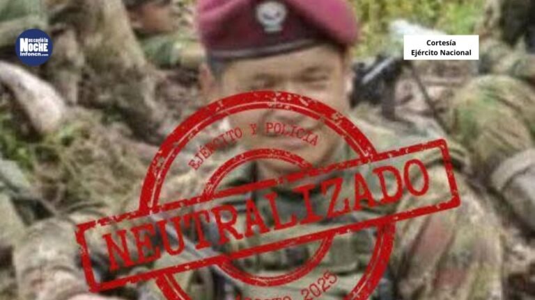 Fue neutralizado alias ‘Dumar’, presunto cabecilla del Bloque Móvil Martín Villa, al mando de Iván ‘Mordisco’