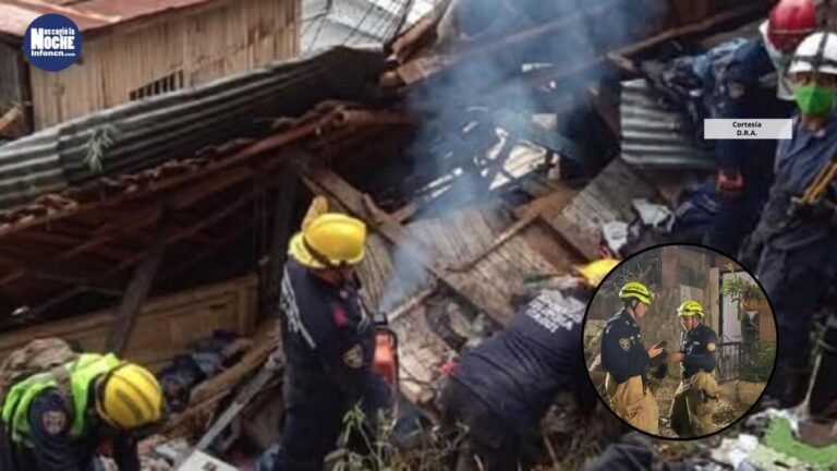 Un niño de 6 años y una adolescente de 15, resultaron heridos en un deslizamiento en Itagüí