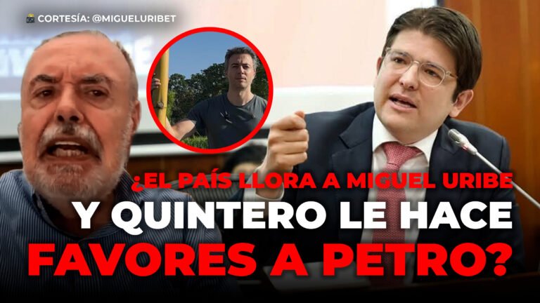 ¿Mientras el país está llorando a Miguel Uribe Turbay, Daniel Quintero se fue a hacerle un favor a Gustavo Petro? Gilberto Tobón