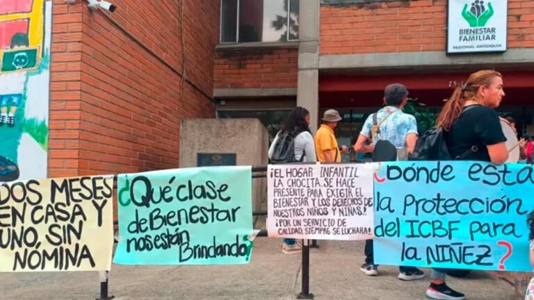ICBF anuncia paro indefinido en Antioquia, 52.000 niños sin atención por recortes presupuestales