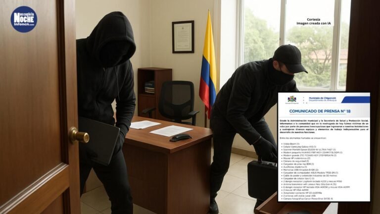 En la alcaldía de Chigorodó les robaron hasta los mouse de los computadores