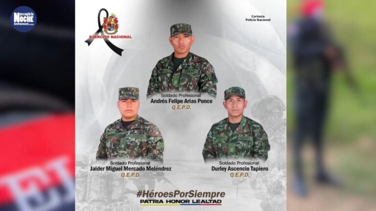 El ELN asesinó a 3 soldados y dejó 3 más heridos en un ataque con fusiles y explosivos en Chita, Boyacá
