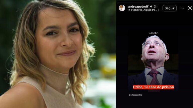 Hija de Gustavo Petro celebra la condena de Álvaro Uribe en redes