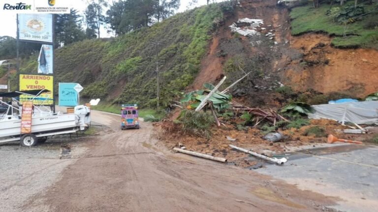 Emergencias por lluvias en Antioquia