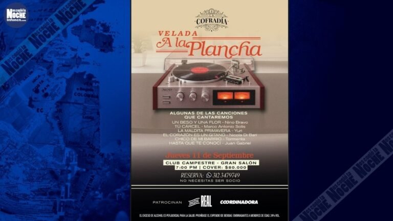 La música a la plancha se toma el Club Campestre este 11 de septiembre