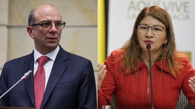 ¿Es un delito? Sandra Ramírez responde a críticas por abrazo al nuevo magistrado de la Corte Constitucional, Carlos Camargo
