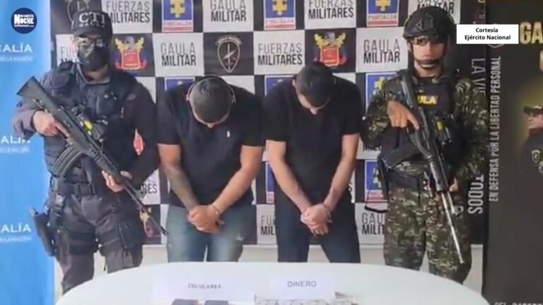 Los capturaron en flagrancia recibiendo 20 millones de extorsión: serían delincuentes del Frente 53 Edison Romaña