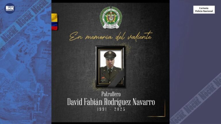Ataques en el Carmelo, Cauca, cegaron la vida del patrullero David Rodríguez