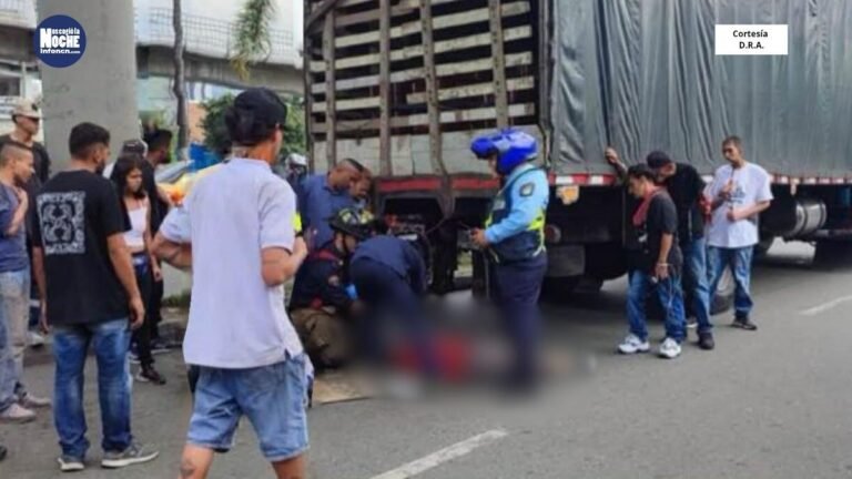 De nuevo un accidente de tránsito cobró la vida  de una persona en el sector de la Minorista de Medellín