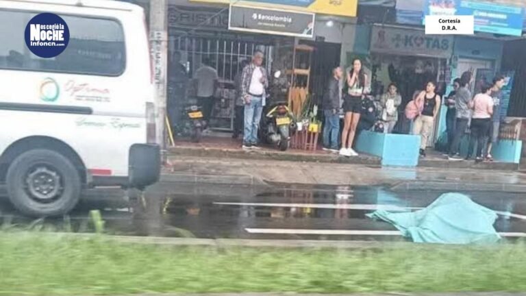Fatal accidente: motociclista murió y se registró fuerte trancón en Itagüí
