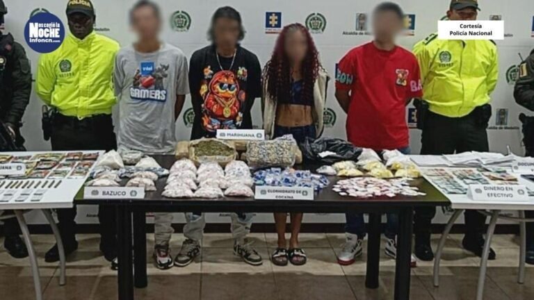 Operativo en Bello contra ‘Los Chatas’ dejó 4 capturados y 12 kilos de estupefacientes incautados