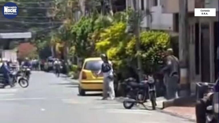 La balacera en Medellín no dejó muertos, pero si 4 heridos y dos capturados