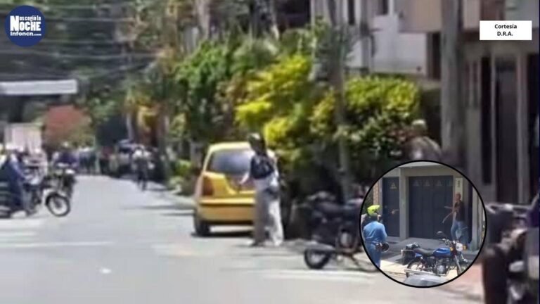Balacera en un intento de hurto en Medellín, dejó a un presunto delincuente muerto