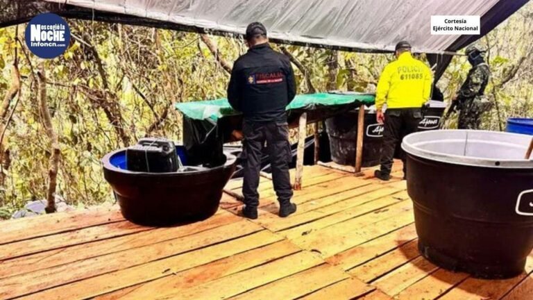 Desmantelaron un laboratorio de procesamiento de Clorhidrato de Cocaína que estaría al servicio del ELN