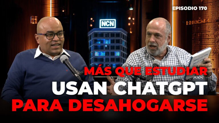 Jóvenes buscan en ChatGPT ayuda para problemas emocionales más que para productividad o estudio | NCN Podcast Ep. 170