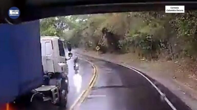 Imprudencia de un ‘mulero’ cobró la vida de un motociclista en la vía que comunica a Medellín con Aguadas