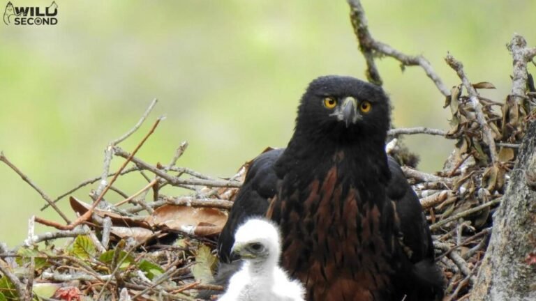 Hallazgo histórico en el Huila: nace una cría de águila real de montaña, especie en peligro