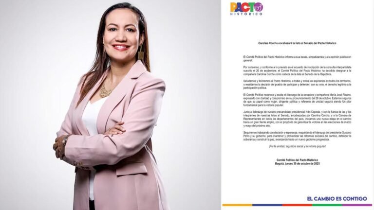 ¡Atención! Carolina Corcho encabezará la lista al Senado por el Pacto Histórico