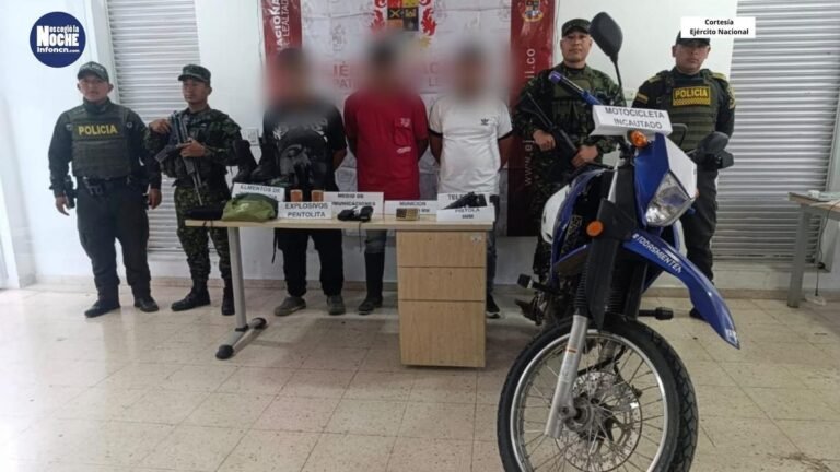 En Florida, Valle del Cauca, capturaron a tres presuntos integrantes de la estructura 57