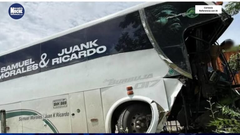 Se estrelló el bus del hijo de Kaleth Morales en vías del Cesar