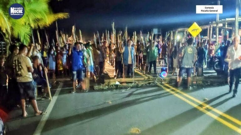 Indígenas tienen en jaque a Urabá con bloqueos que impiden la movilidad y generan caos vial