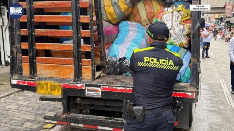 La Policía incautó mercancía de contrabando en Medellín, avaluada de más de 85 millones de pesos