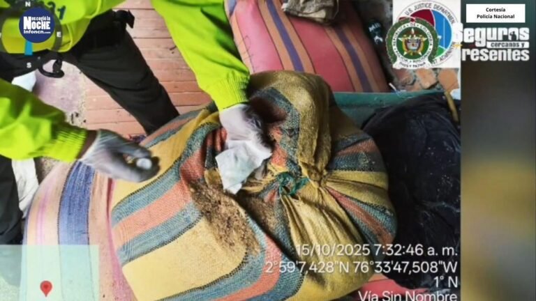 El Ejércitó destruyó 2.500 kilos de cocaína que estaban camufladas en pasilla de café y serían enviadas a Estados Unidos