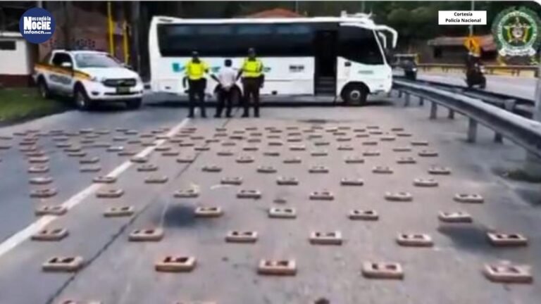 Capturaron al un hombre que transportaba 304 kilos de marihuana en Cáqueza, Cundinamarca