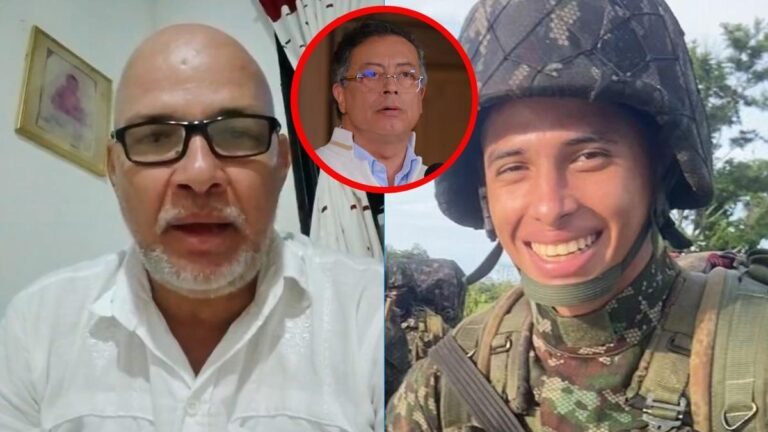 “No necesito nada de usted”: padre de soldado muerto pide a Petro no usar la tragedia para hacer política