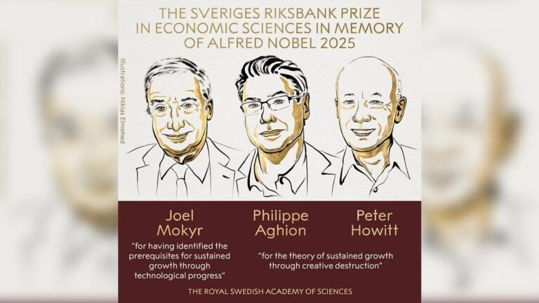 El Nobel de Economía 2025 reconoció a Joel Mokyr, Philippe Aghion y Peter Howitt por sus investigaciones sobre el papel de la innovación en el crecimiento económico sostenido