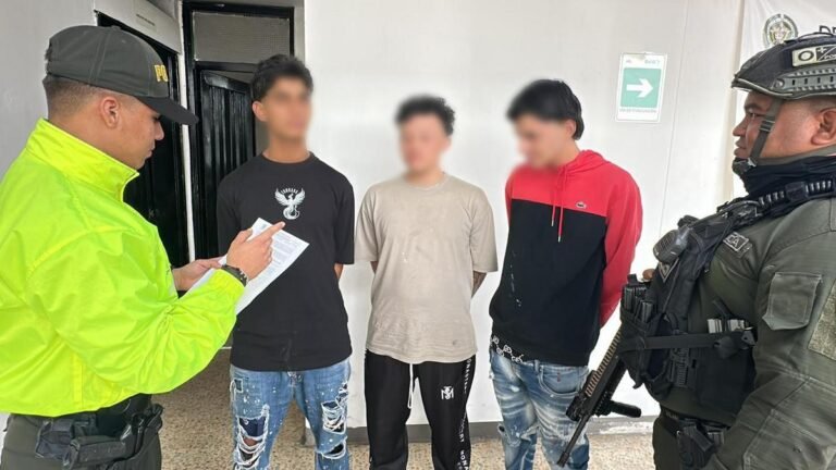 Capturan a tres integrantes del grupo criminal “La Terraza” en El Peñol, Antioquia
