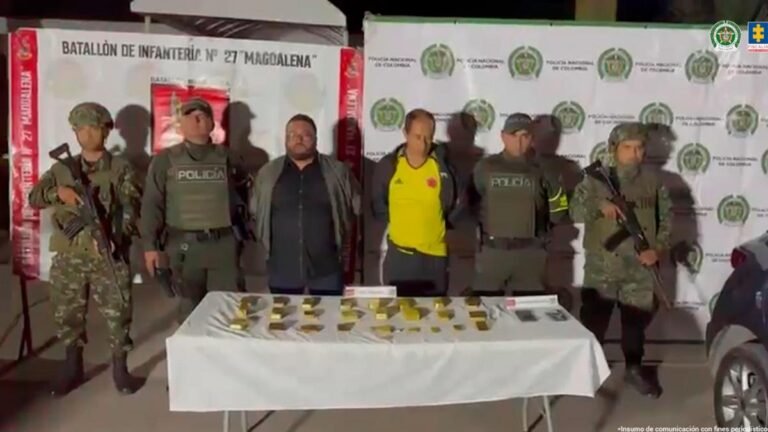 Fiscalía incauta 28 lingotes de oro avaluados en más de $15.500 millones