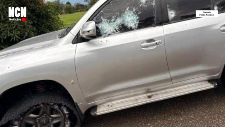 Con fusil le dispararon a la camioneta del gobernador de Arauca, Renson Jesús Martínez Prada: los escoltas repelieron el ataque