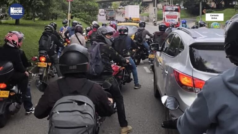 Un motociclista perdió la vida en la Avenida Regional este sábado, en límites entre Bello y Medellín